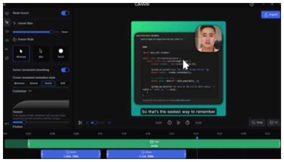 Canvid AI 畫面錄製