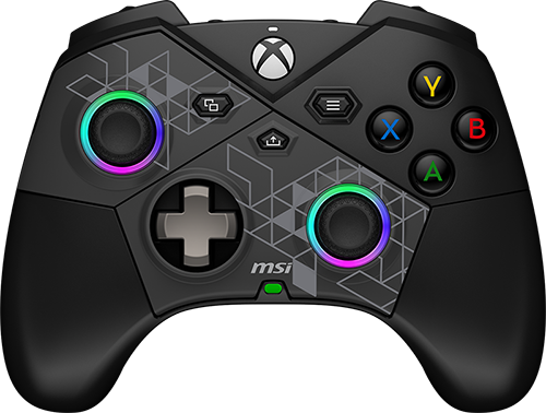 MSI FORCE PRO wireless gaming controller with precision analog sticks and customizable buttons for console and PC gaming