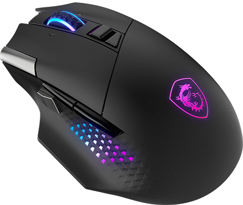 MSI VERSA PRO wireless gaming mouse with high-precision sensor and ergonomic design for competitive gaming