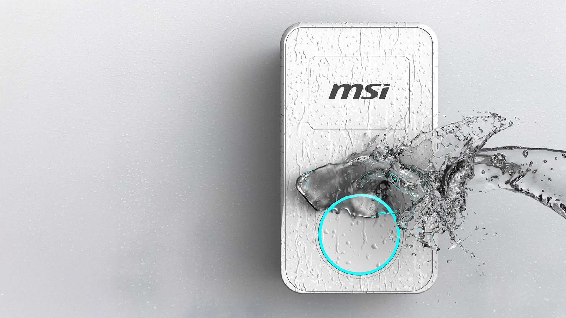 IP65 dustproof and splash-resistant MSI Eco EV charger for outdoor use