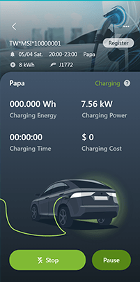 Real-time charging status on MSI aConnect app
