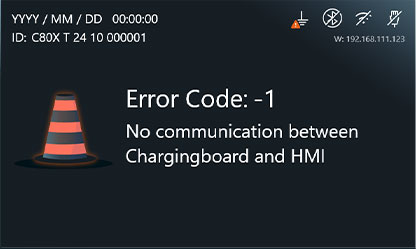 Alert messages on MSI Eco Premium display for quick fault awareness