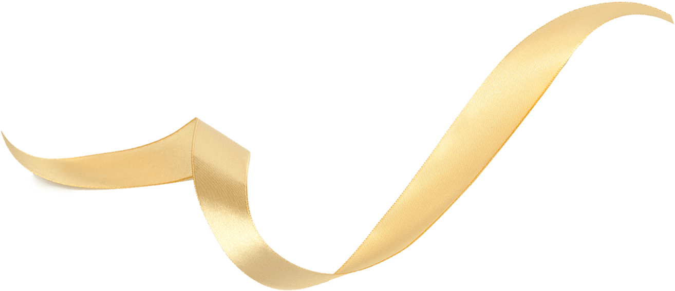 Decorative Easter ribbon accent.