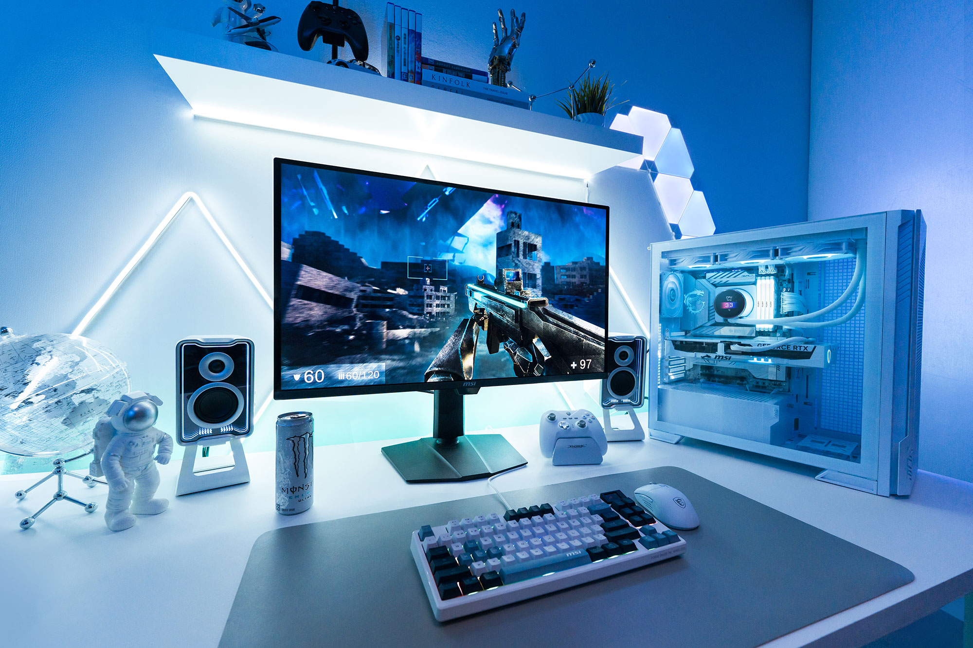 MSI QD-OLED monitor gallery photo 2