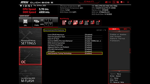 Thumbnail: Intel Application Optimization on MSI motherboards