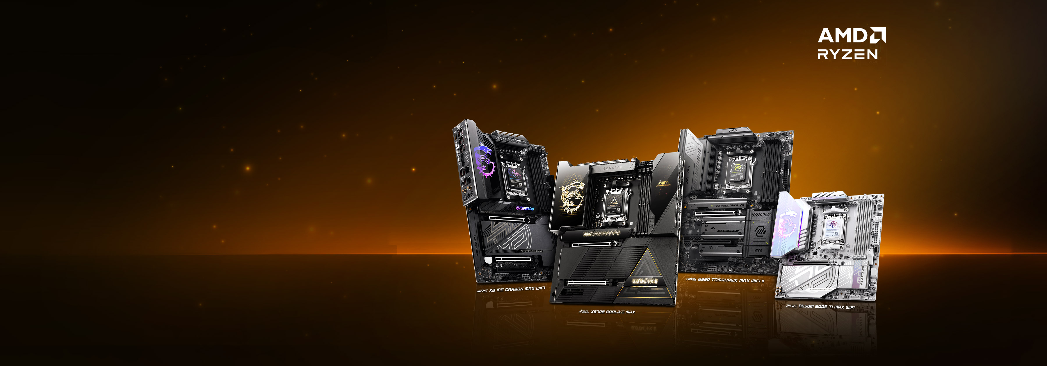 MSI gaming motherboard hero — AMD platform