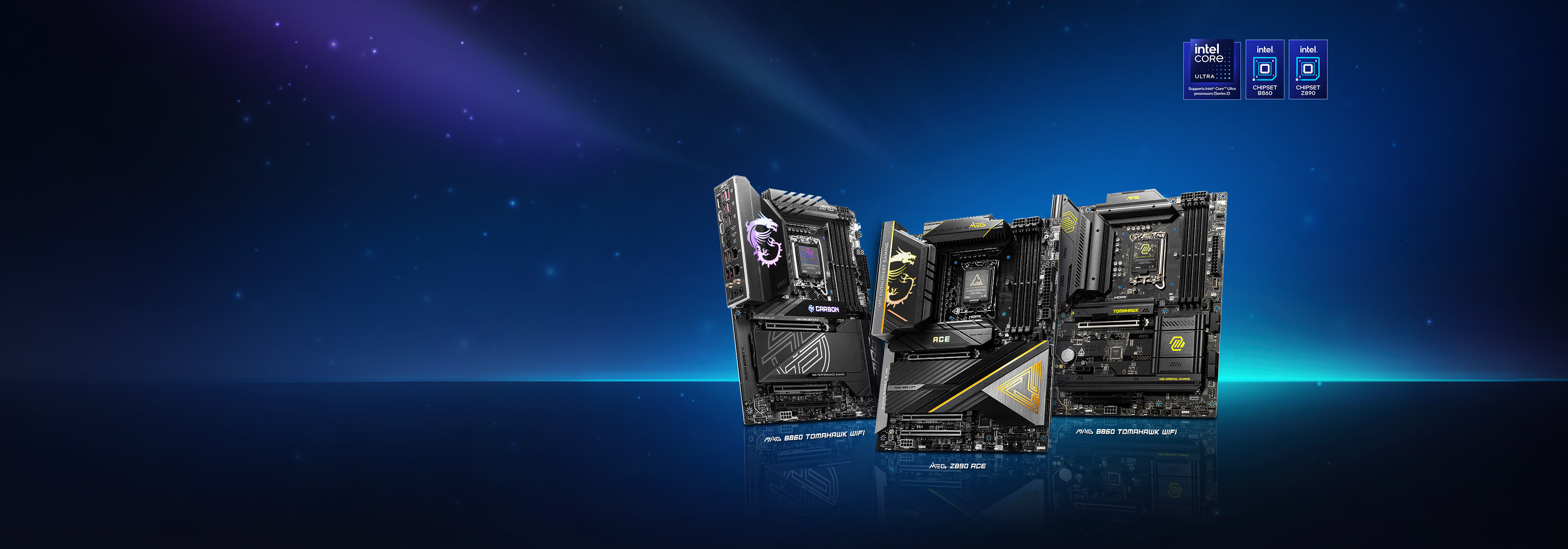 MSI gaming motherboard hero — Intel platform