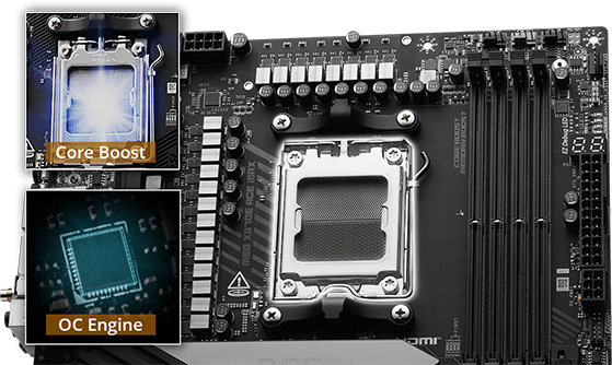 MSI Core Boost — motherboard power delivery and CPU performance