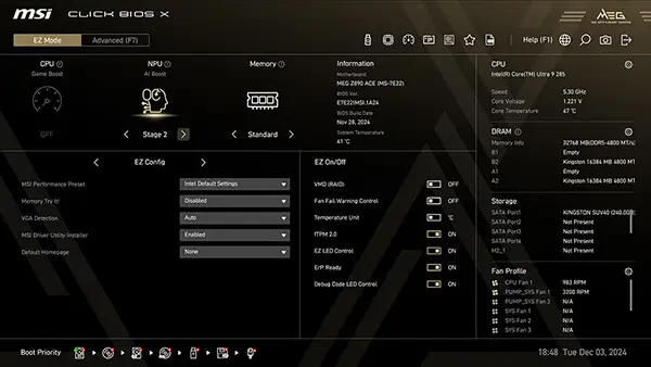 MSI AI Boost Enhances Intel Core Ultra 9 285K AI Performance by 17%