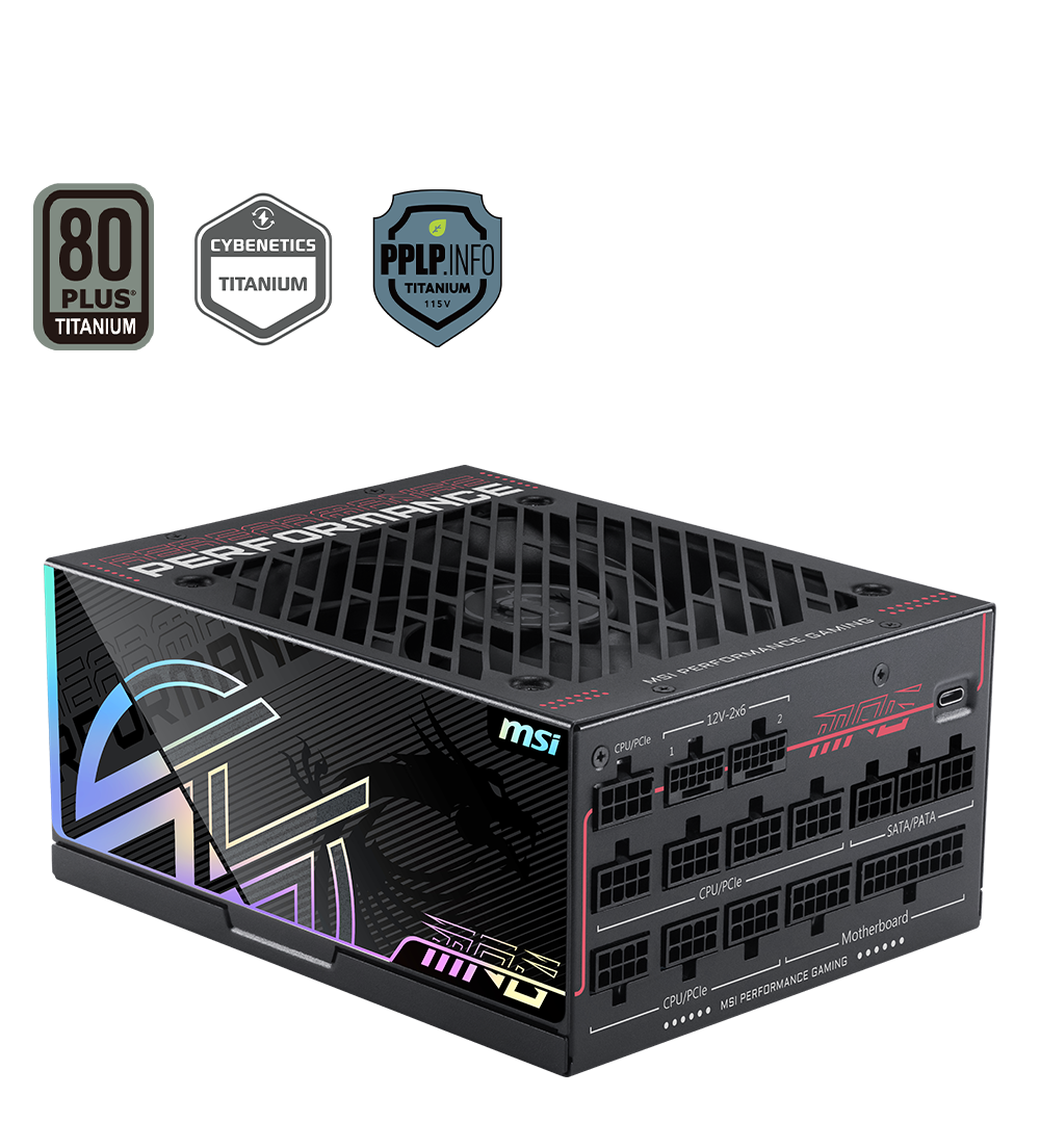 MSI MPG Ai1600TS PCIE5 PHOTO