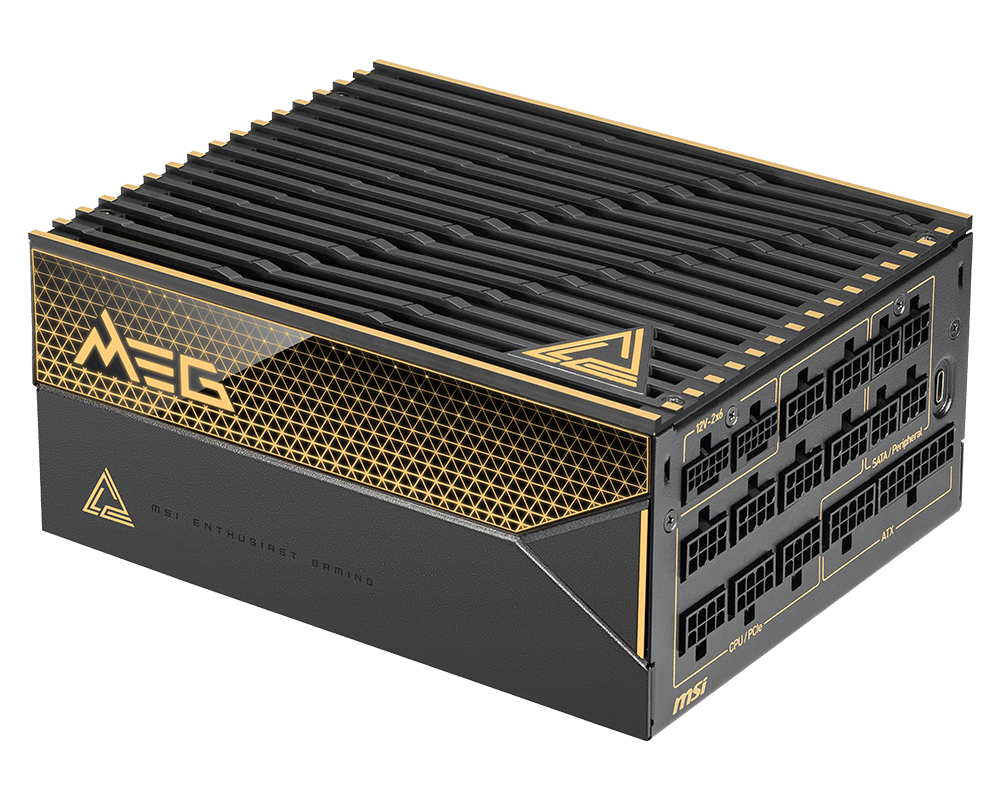 MEG Ai1600T PCIE5 power supply