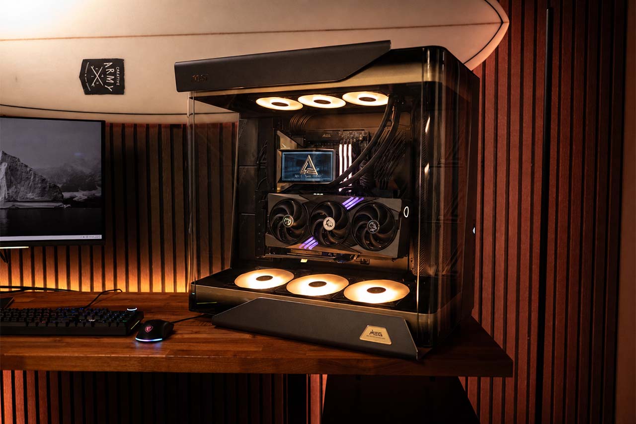 CyberLounge 2077 PC setup by TechSource — photo 1