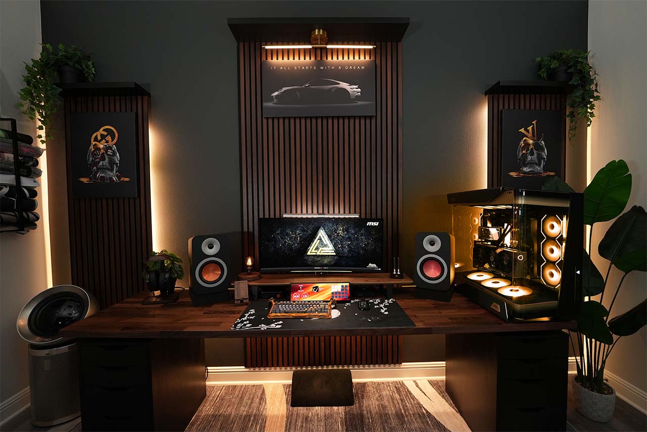 CyberLounge 2077 PC setup by TechSource — photo 1