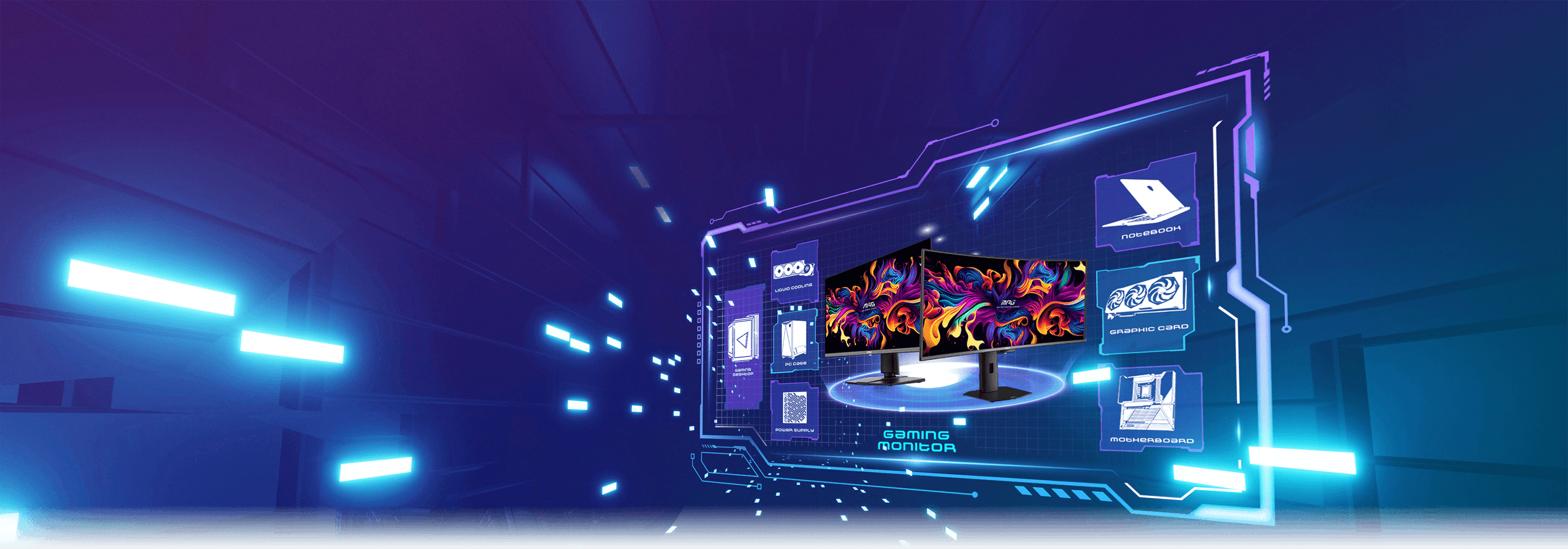 Visuals Built for Victory promotional background