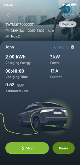 Real-Time Charging Status
