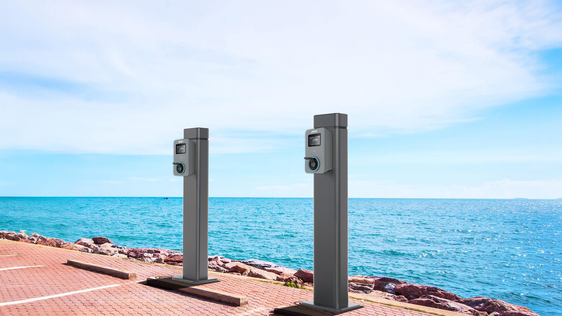 MSI Eco EV charger with superior corrosion resistance certification