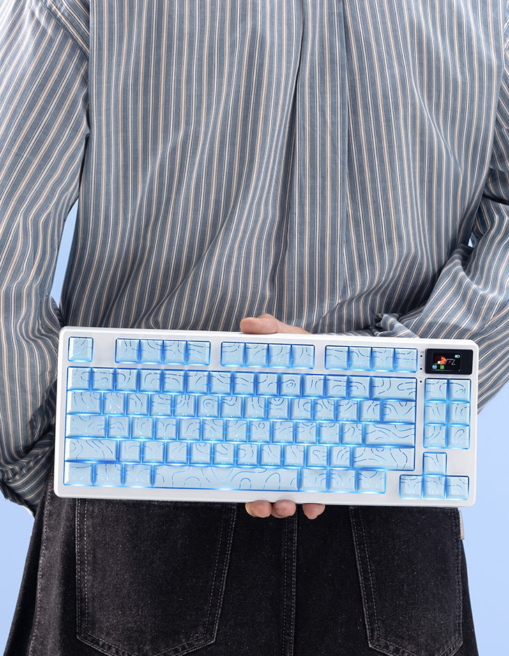 FORGE GK600 TKL WIRELESS TOPO BLUE