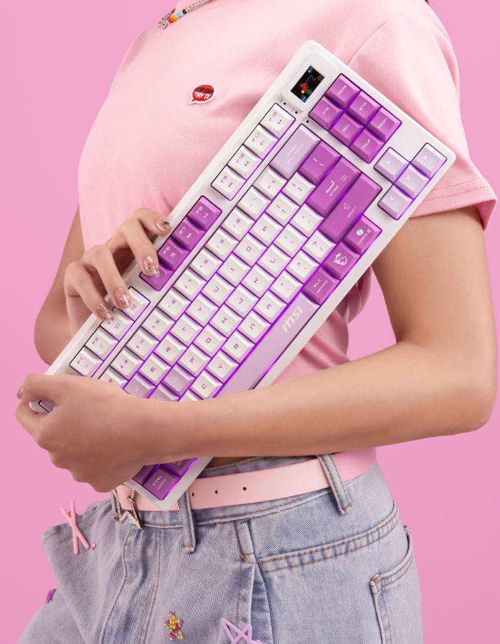 FORGE GK600 TKL WIRELESS VIOLET