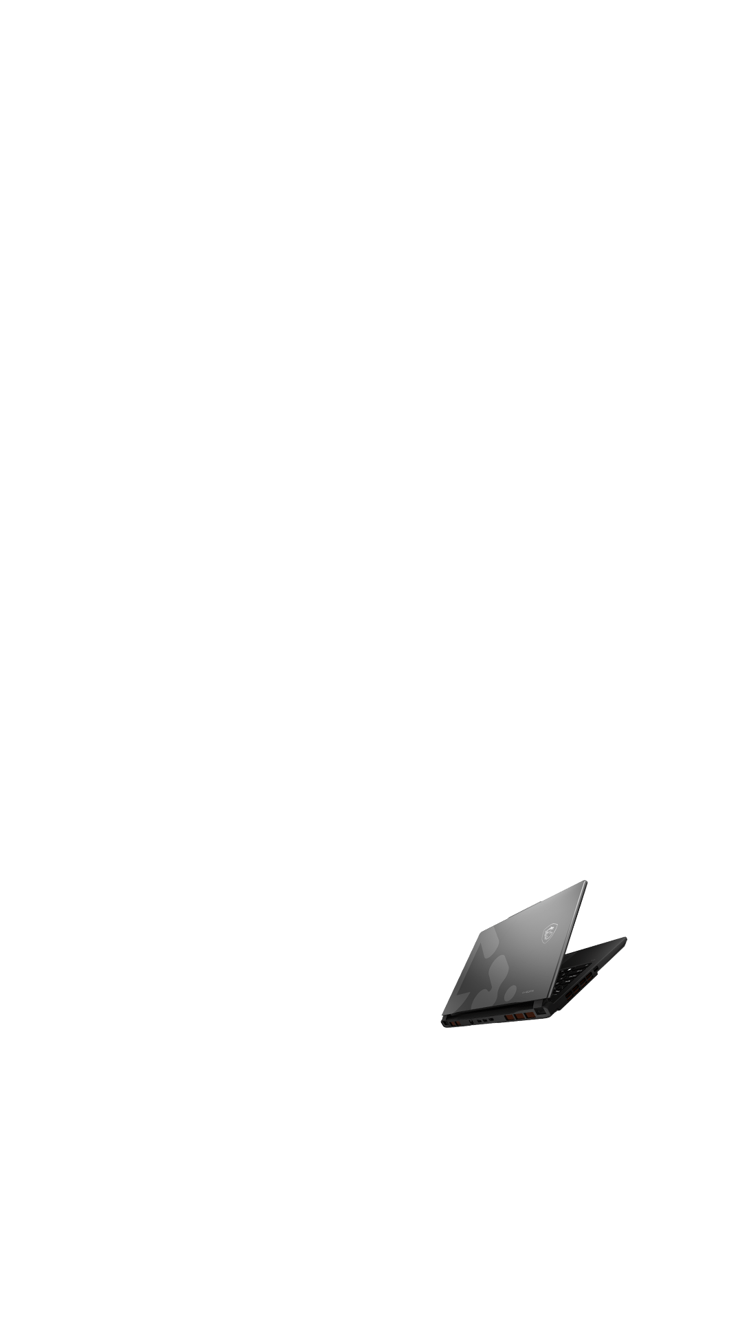 MSI product - laptop
