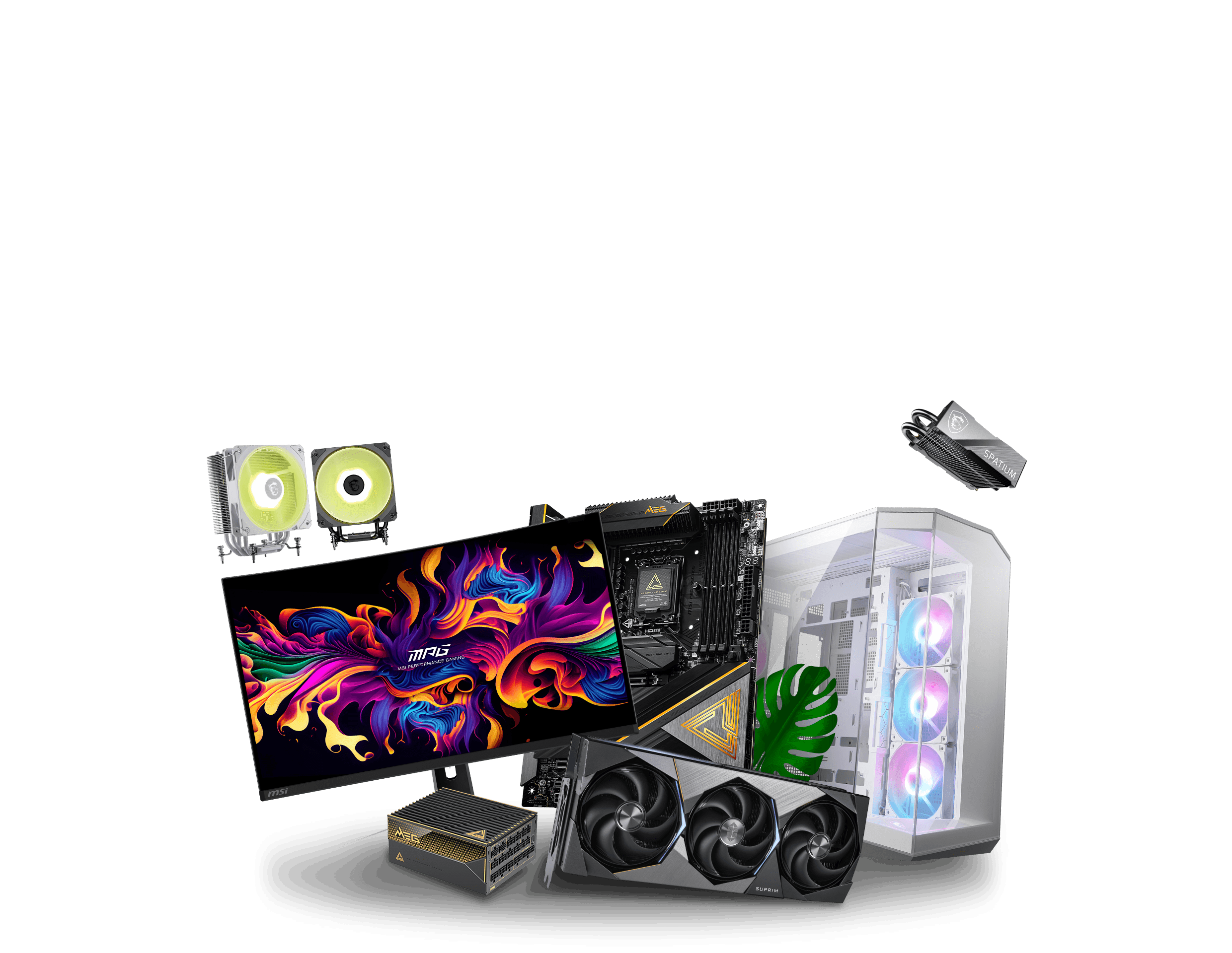 MSI prebuilt gaming desktop showcase