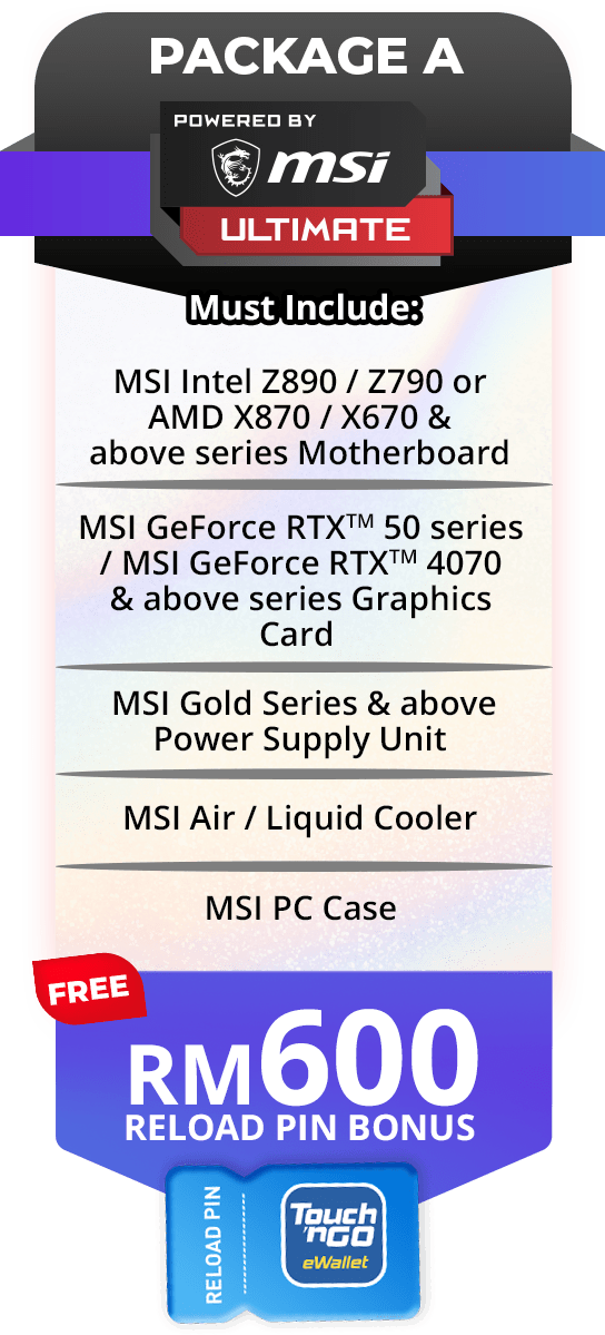 Package A reward tier