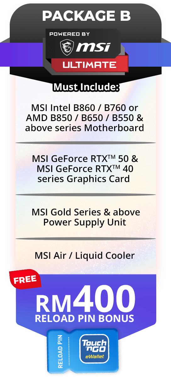 Package B reward tier