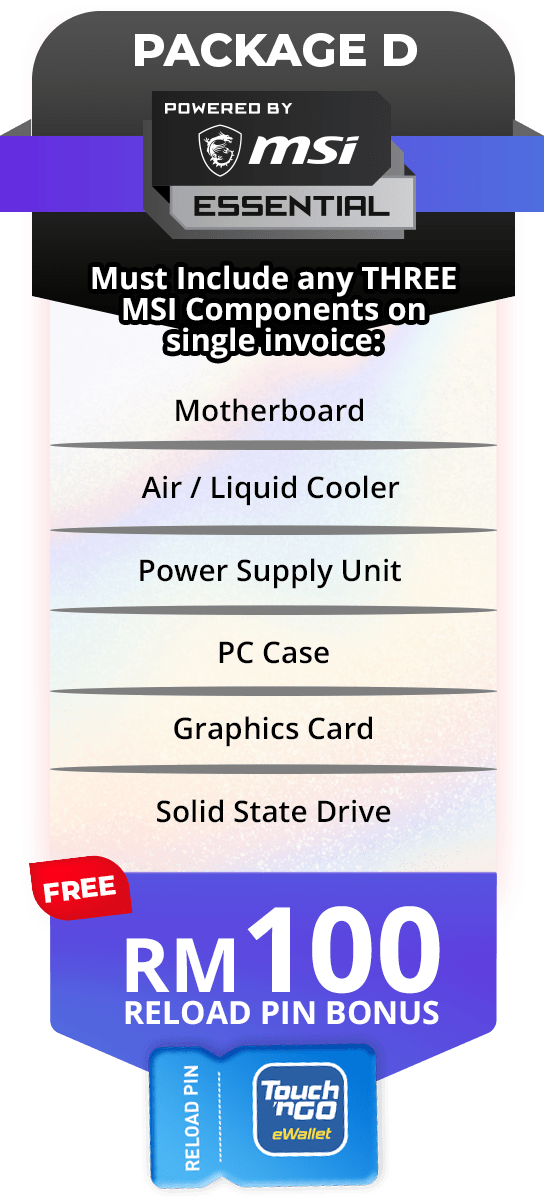 Package D reward tier