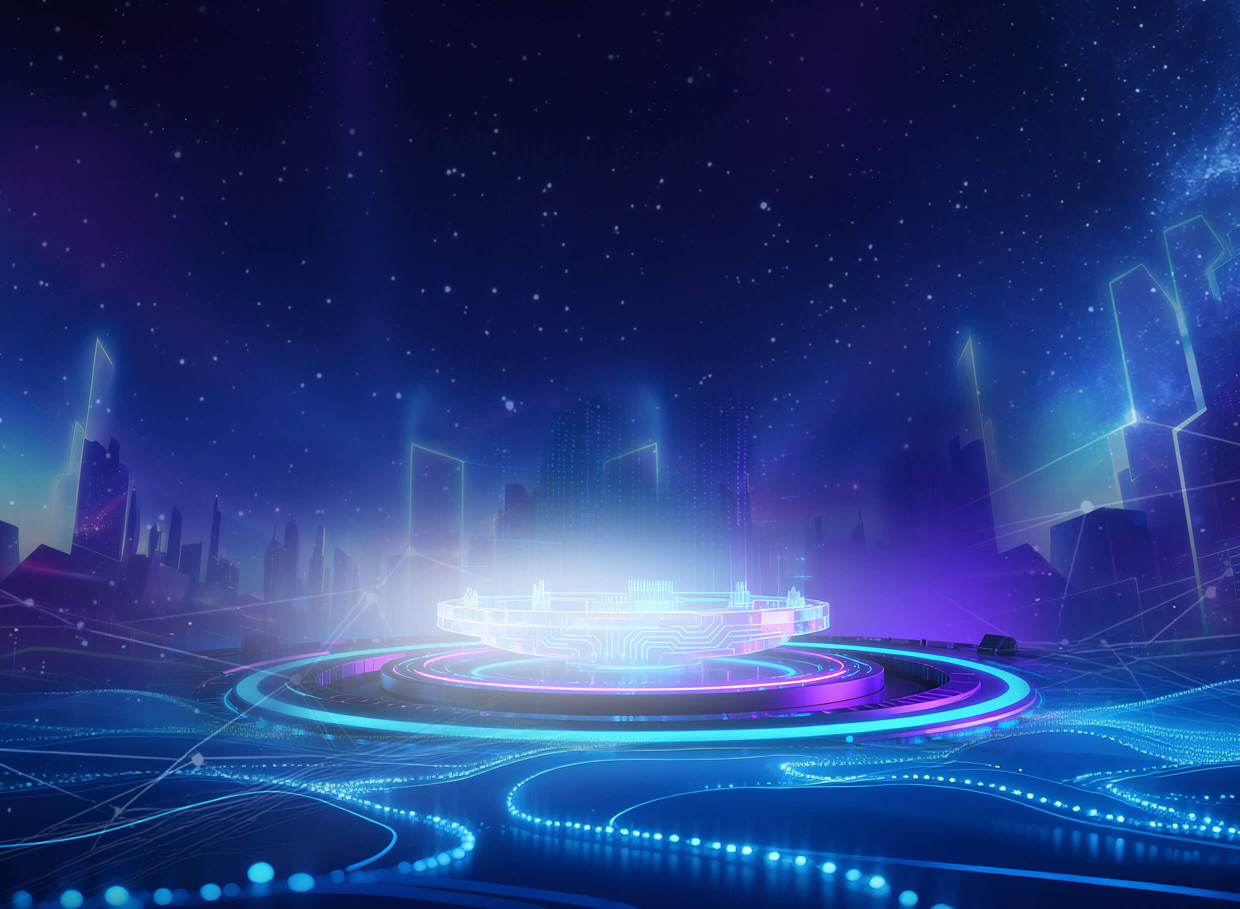 POWERED BY MSI promotion hero background
