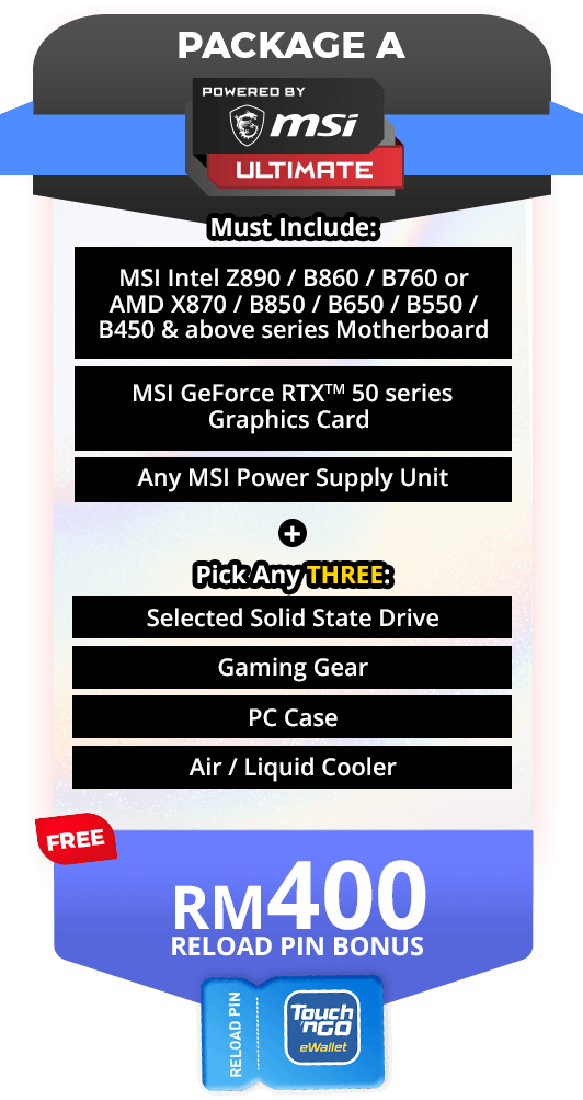 Package A reward tier
