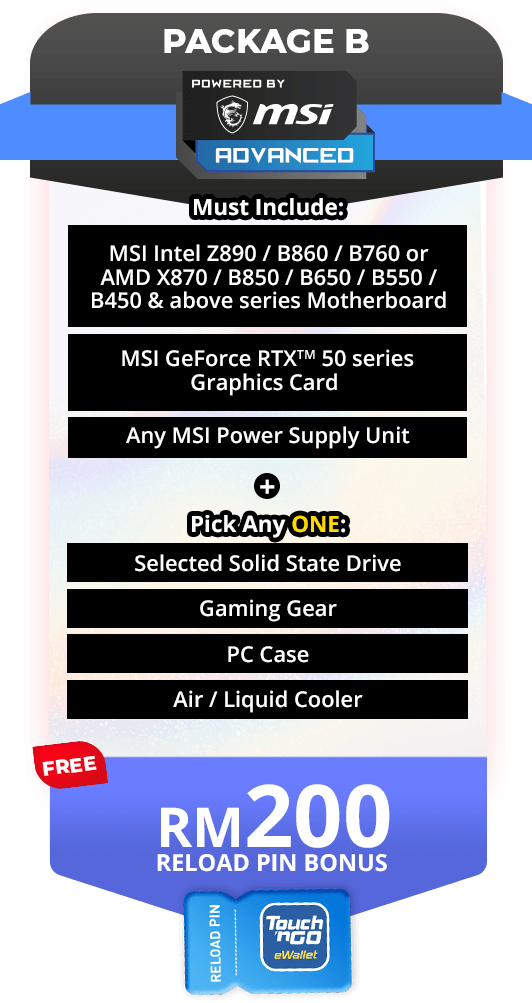 Package B reward tier
