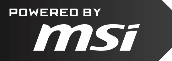 Powered by MSI logo