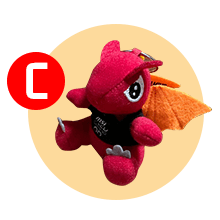 MSI QD-OLED Dragon Doll Keychain