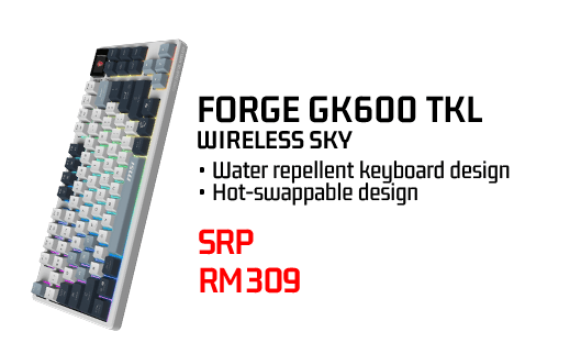 FORGE GK600 TKL WIRELESS SKY