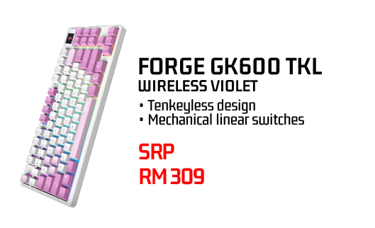 FORGE GK600 TKL WIRELESS VIOLET