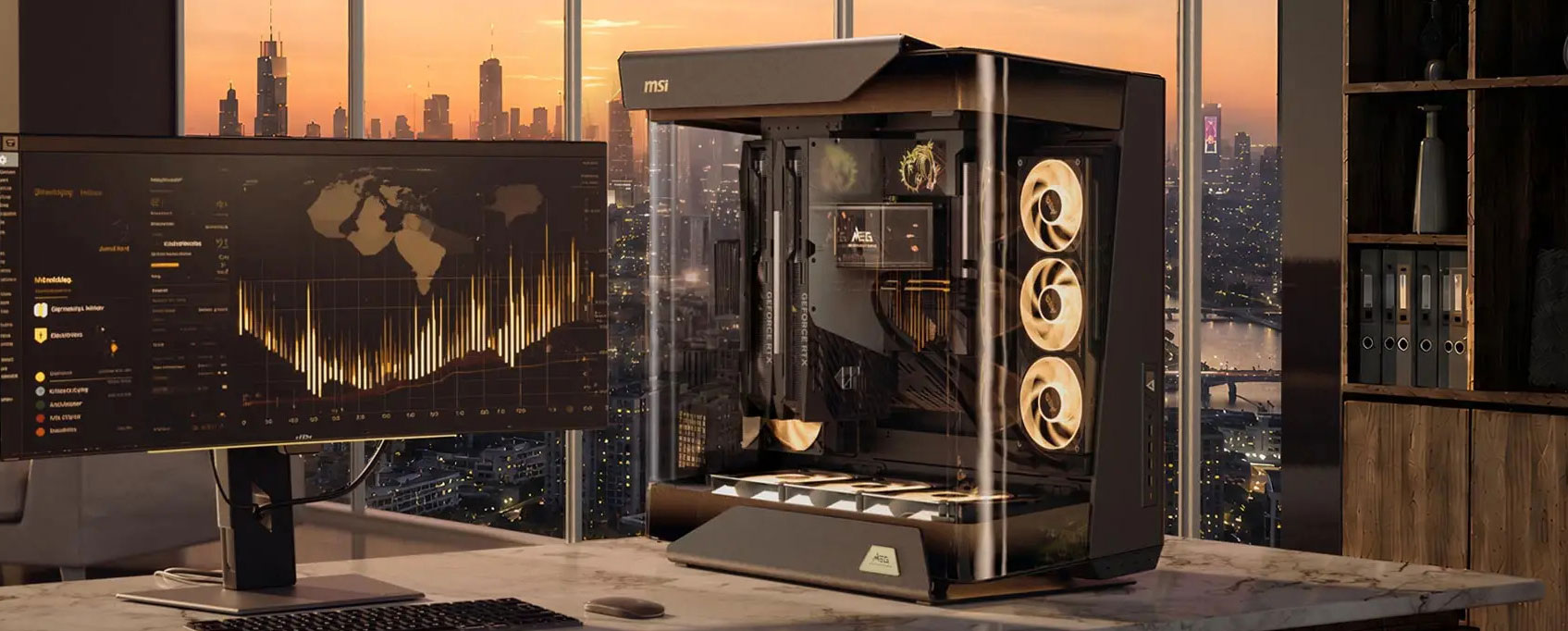 MSI Gaming Desktop with MSI Components