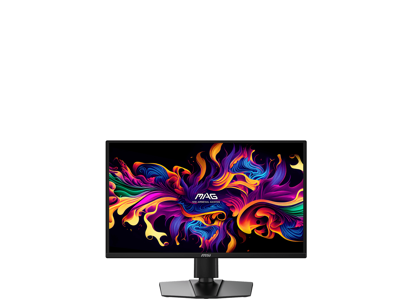 Center gaming monitor in key visual
