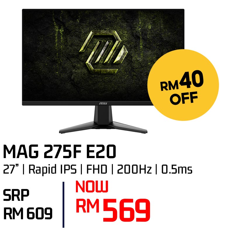 Selected monitor model 07