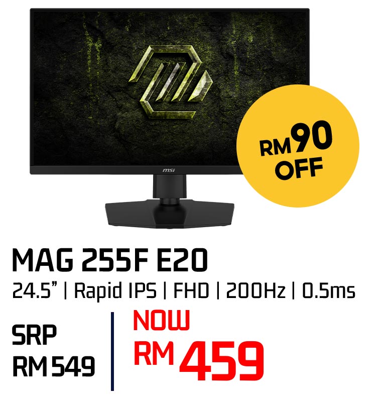 Selected monitor model 08