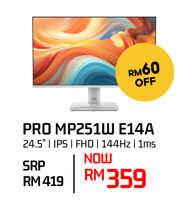 MSI PRO MP251W E14A