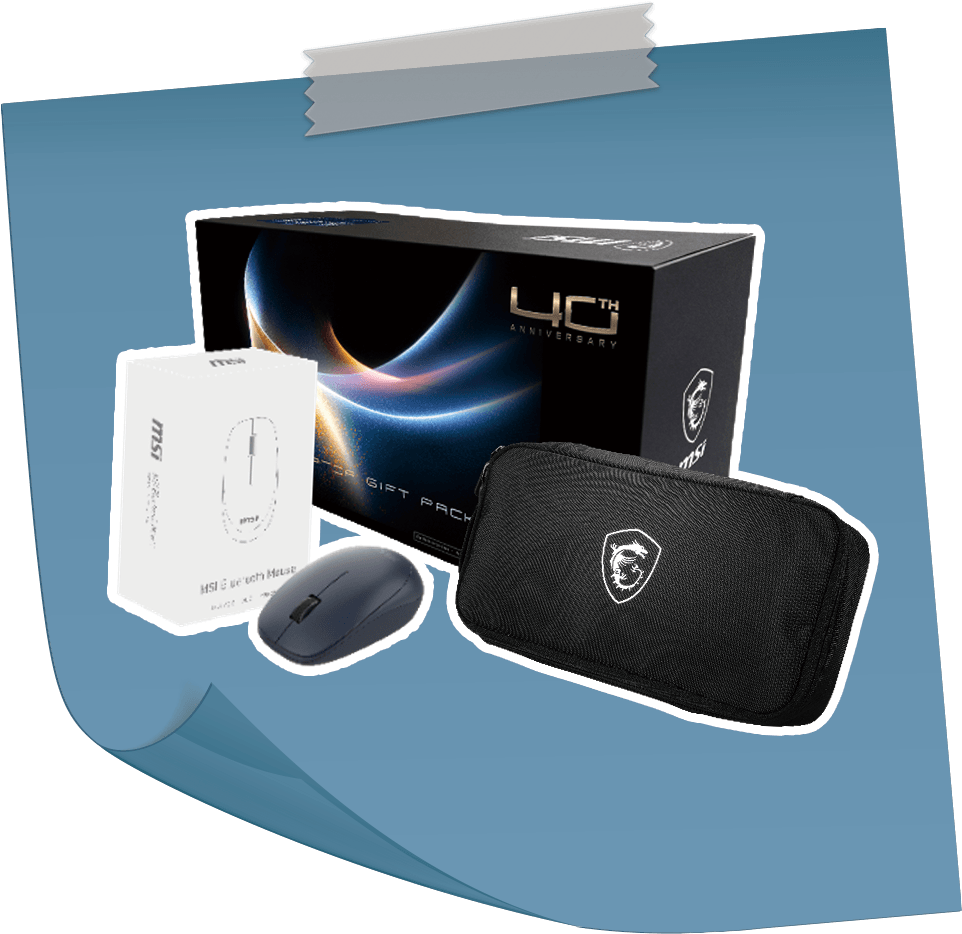 MSI 40th Anniversary bundle item 2