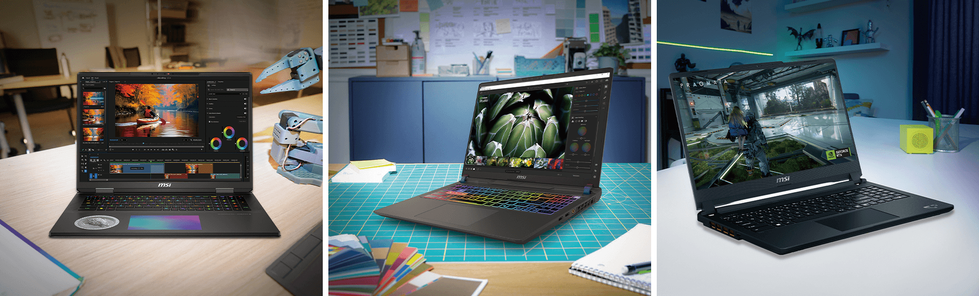 MSI laptops powered by NVIDIA GeForce RTX for back to school