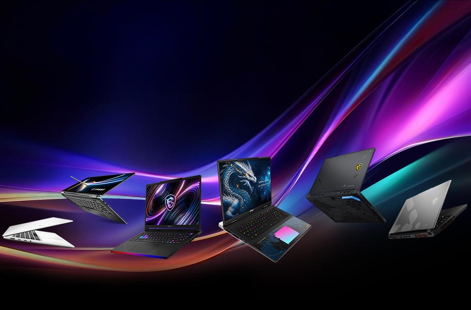 MSI Laptops hero