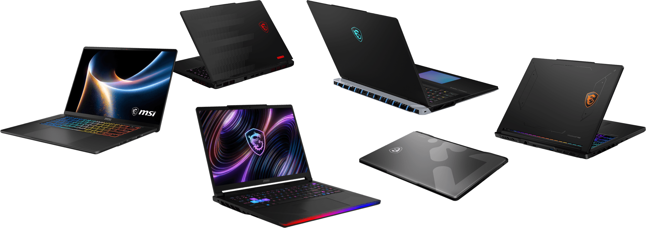 MSI Gaming and Creation laptop lineup