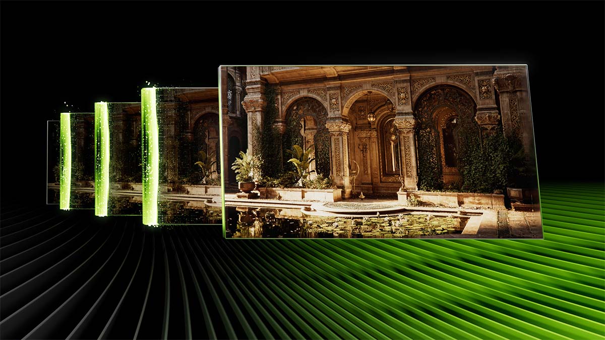 DLSS neural rendering boosting game frame rates and image quality