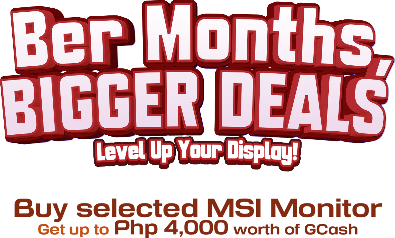MSI Monitor Ber Months Promotion