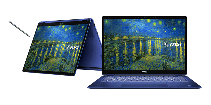 Prestige 14 Flip AI+ Vincent Van Gogh Edition Starry Night Over the Rhone