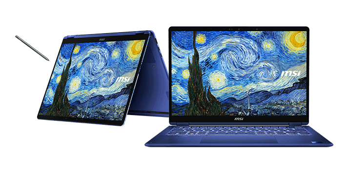 Prestige 14 Flip AI+ Vincent Van Gogh Edition The Starry Night