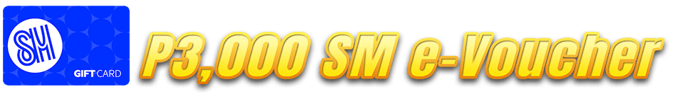P3,000 SM e-Voucher