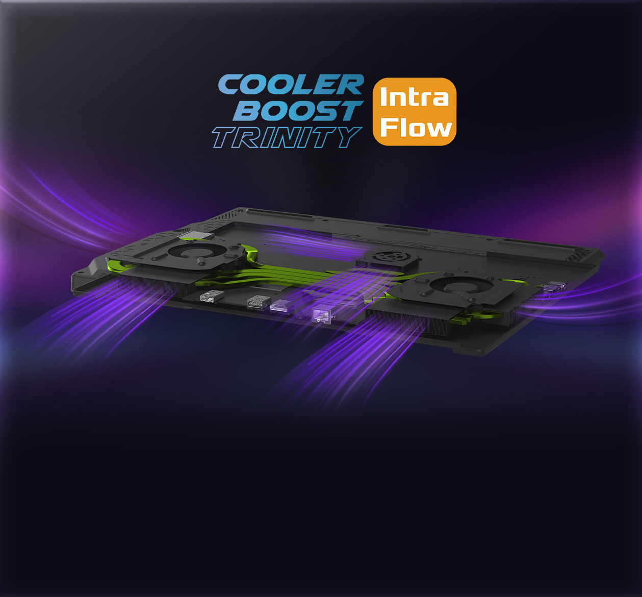 MSI laptop innovative cooling technology