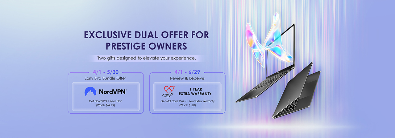 Exclusive Dual Offer for Prestige Owners